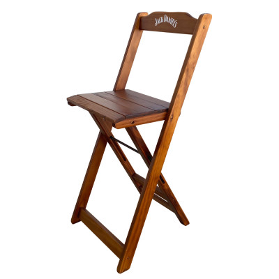 Cadeira Bistrô Dobrável Madeira Personalizada Jack Imbuia - Tarimatã