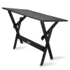 Conjunto De Mesa Dobrável 70x110 Com 4 Cadeiras Preto - Tarimatã - 3