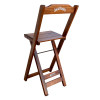 Cadeira Bistrô Dobrável Madeira Personalizada Jack Imbuia - Tarimatã - 3