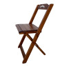 Kit 2 Cadeiras Dobráveis Madeira Personalizada Jack Imbuia - Tarimatã - 3