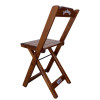 Kit 2 Cadeiras Dobráveis Madeira Personalizada Jack Imbuia - Tarimatã - 4