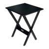 Conjunto De Mesa Dobrável 60x60 Com 2 Cadeiras Decor Tarimatã Para Area Gourmet - Preto - 2